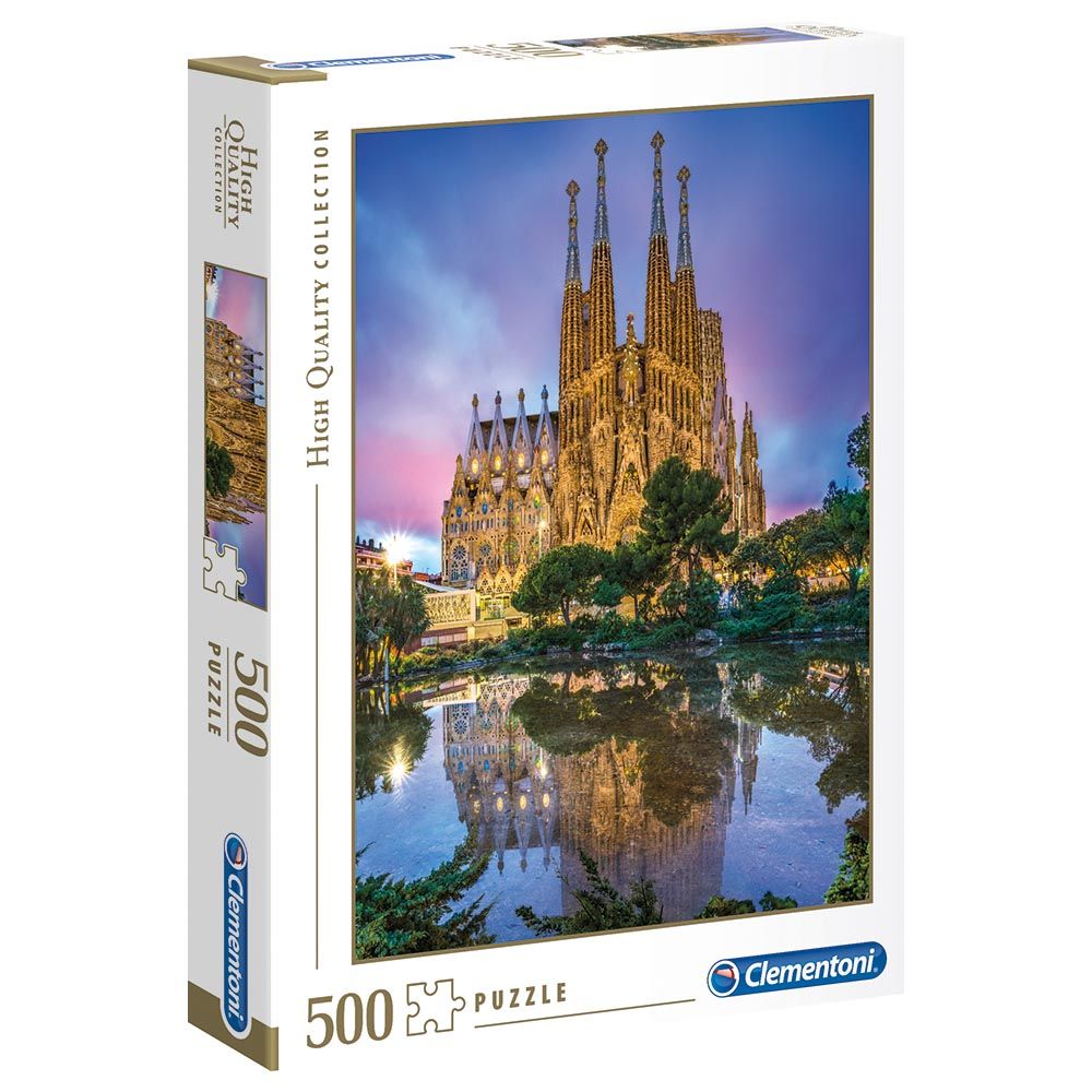 Clementoni - Adult Puzzle Amazing View Of Barcelona 500 Pcs