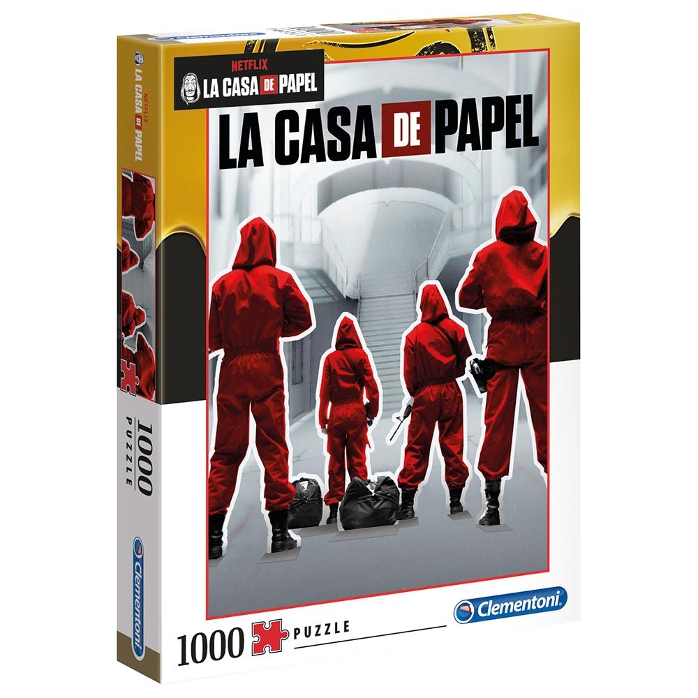 Clementoni - AP Netflix La Casa De Papel Puzzle 1000Pcs