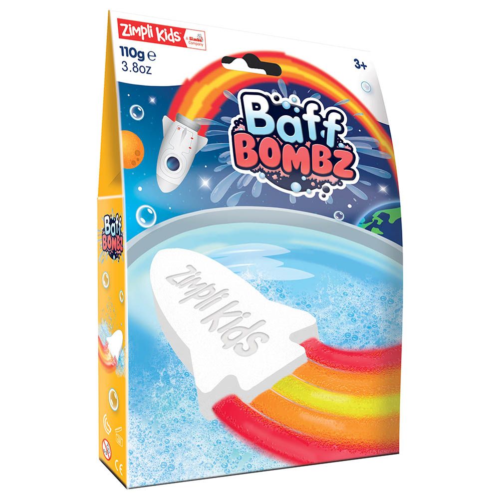 Zimpli Kids - Baff Bomb White Rocket Flame Effect