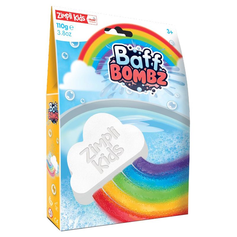 Zimpli Kids - Baff Bomb White Cloud Rainbow Effect