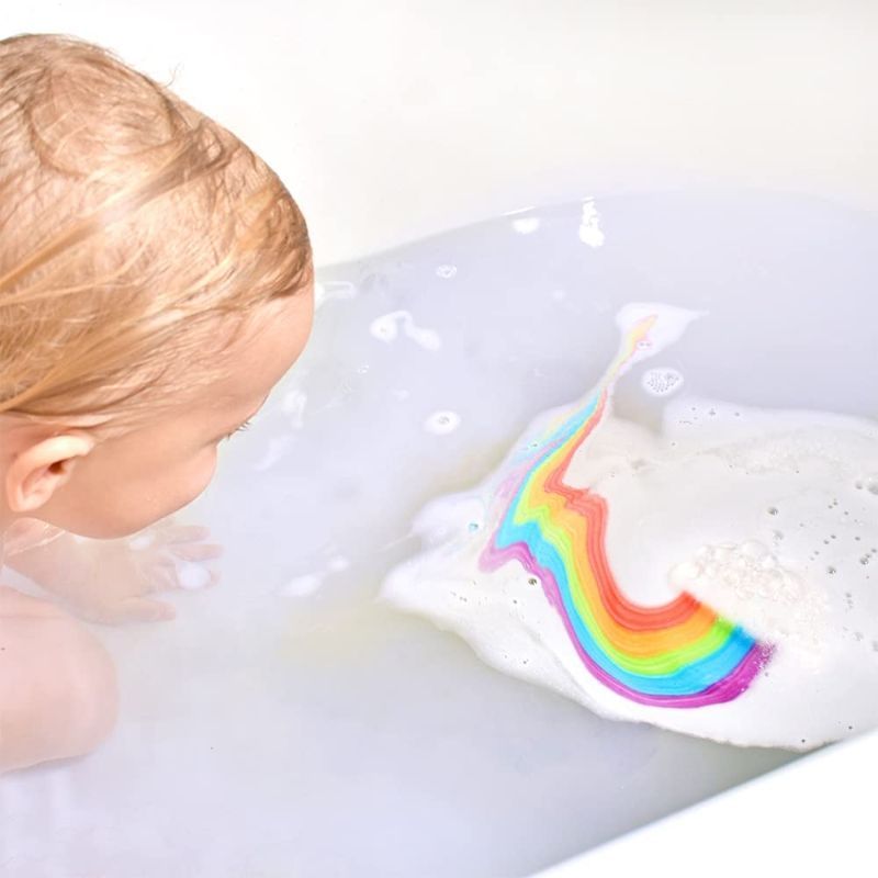 Zimpli Kids - Baff Bomb White Cloud Rainbow Effect