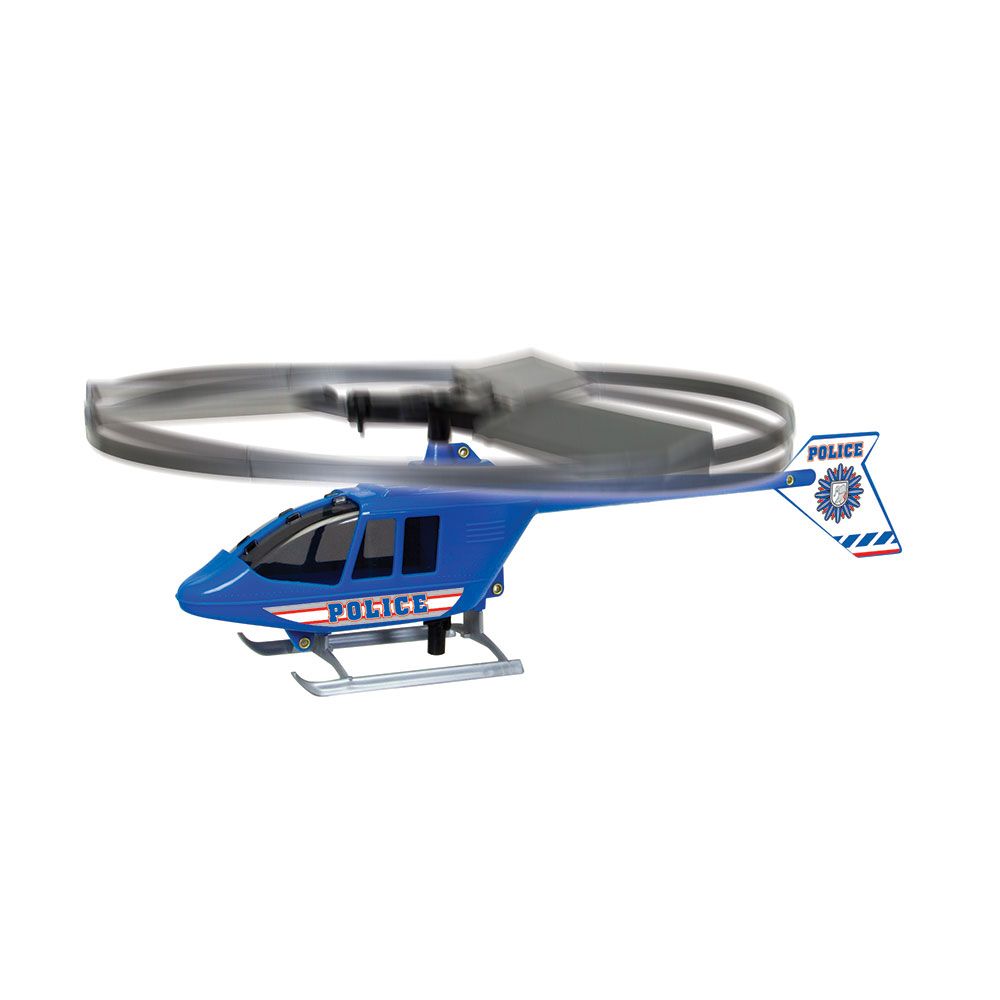 World Of Toys - Helicopter Pull String Polizei - Assorted