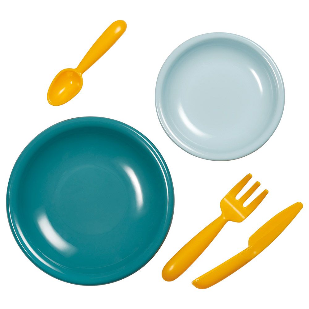 Ecoiffier - Picnic Servware Vert Azur - 32pcs