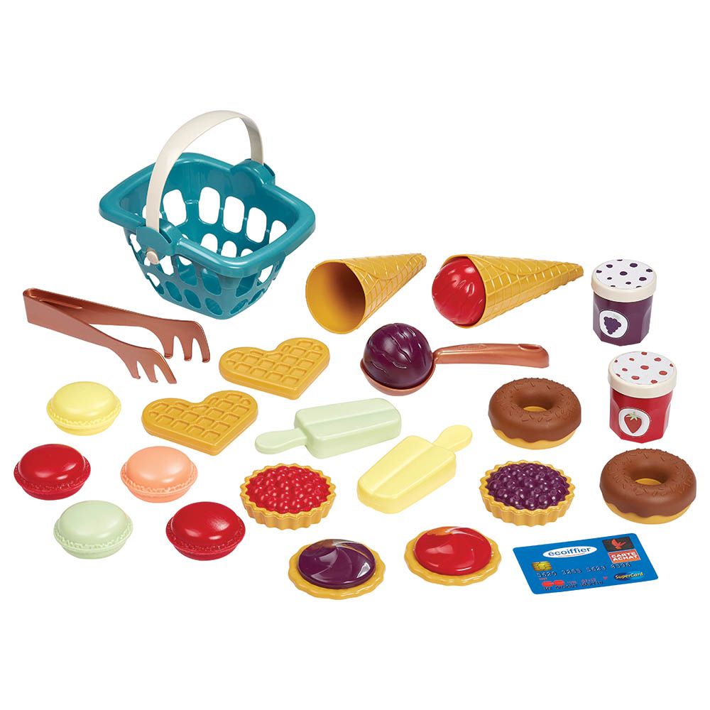 Ecoiffier - Delight Market Playset - 26pcs