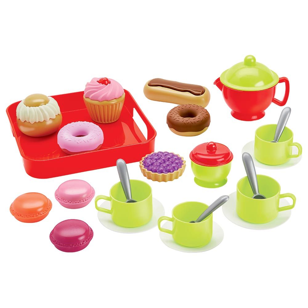 Ecoiffier - 100% Chef Tea And Pastries Set 26 Accessories