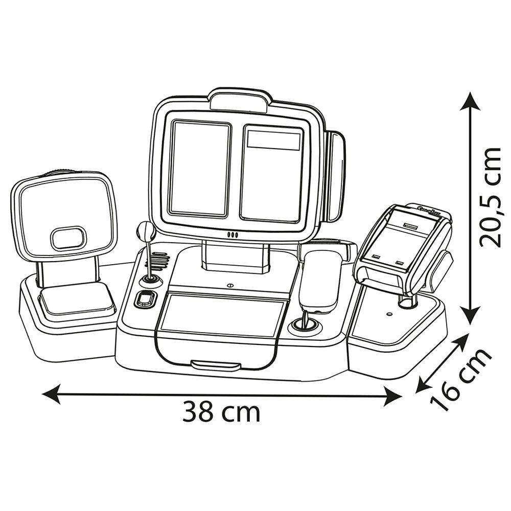 Smoby - Electronic Supermarket Cashier - XL