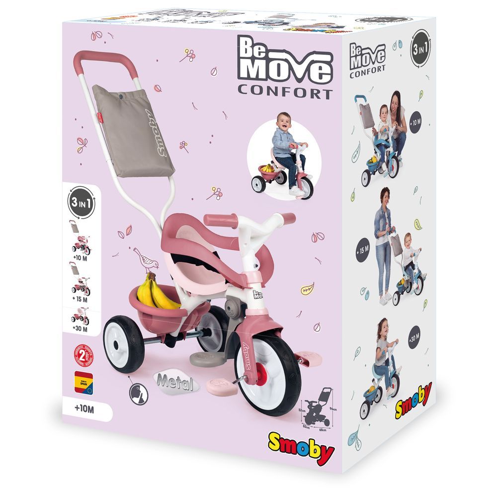 Smoby - Be Move Confort Tricycle - Pink