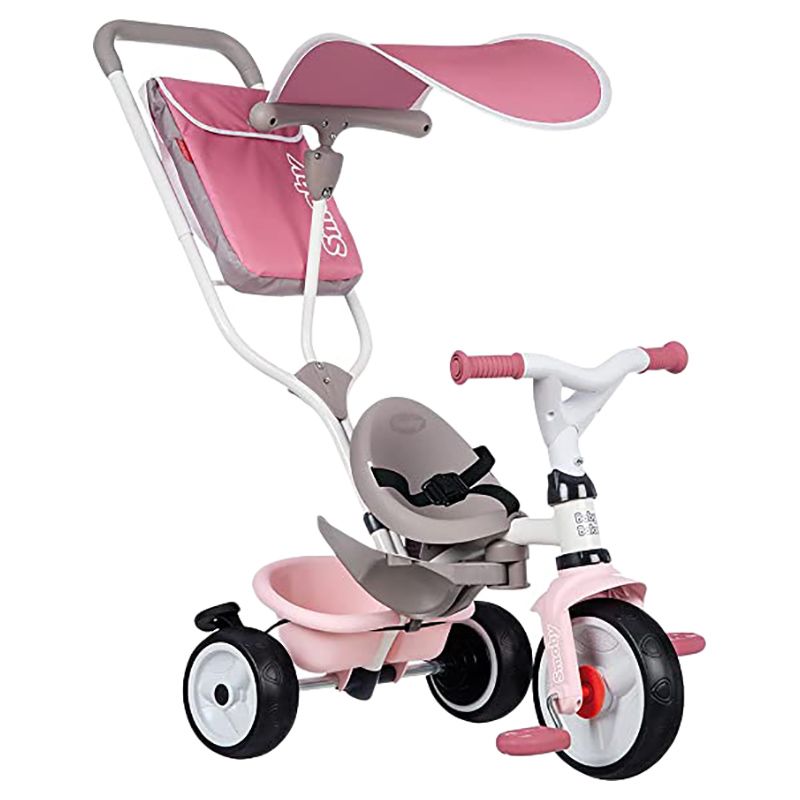 Smoby - Baby Balade Plus Tricycle Rosa