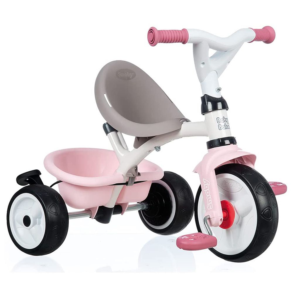 Smoby - Baby Balade Plus Tricycle Rosa