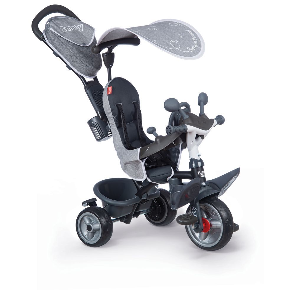 Smoby - Baby Driver Plus Tricycle - Grey