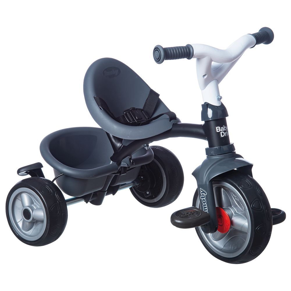 Smoby - Baby Driver Plus Tricycle - Grey