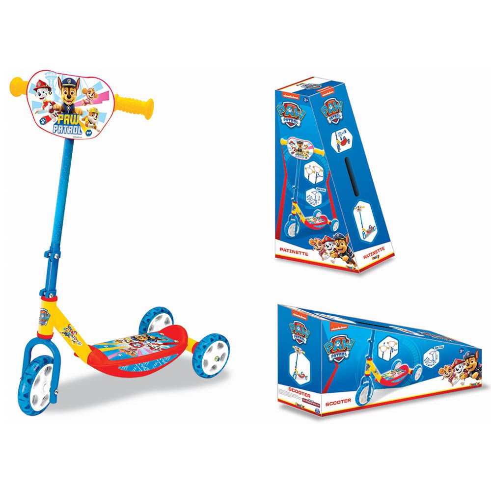 Smoby - Paw Patrol 3 Wheel Scooter - Blue