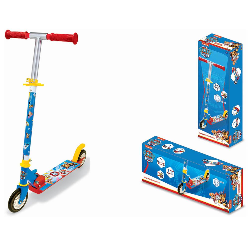 Smoby - Paw Patrol 2 Wheel Foldable Scooter