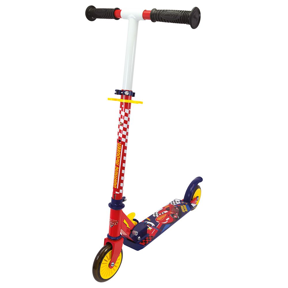 Smoby - Cars 2 Wheel Foldable Scooter