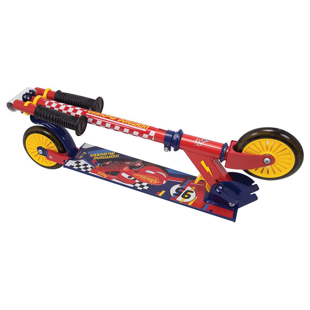 Smoby - Cars 2 Wheel Foldable Scooter