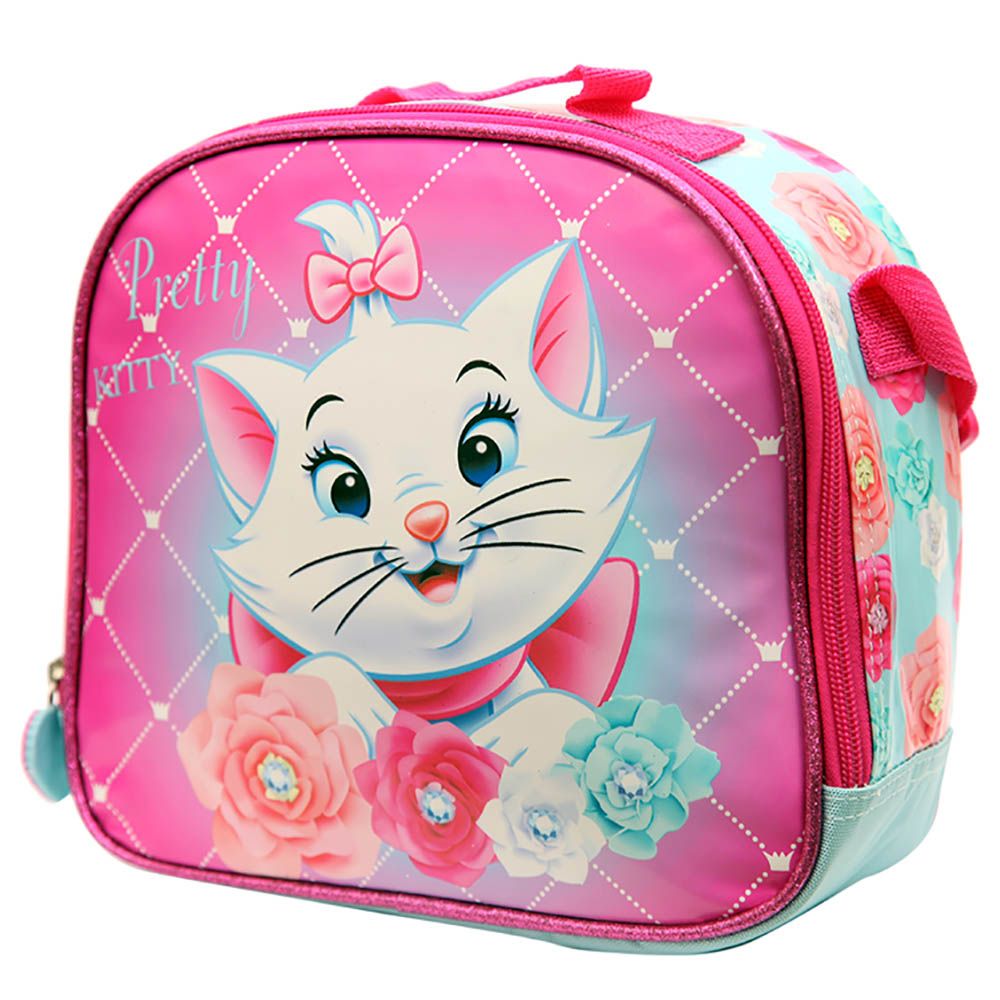 Marie's - Pretty Kitty Single Layer Lunch Bag - Pink