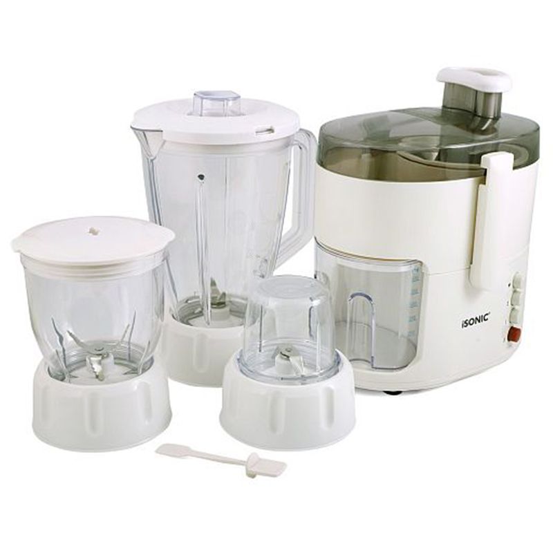 Isonic - 4-in-1 Blender/Juicer - White