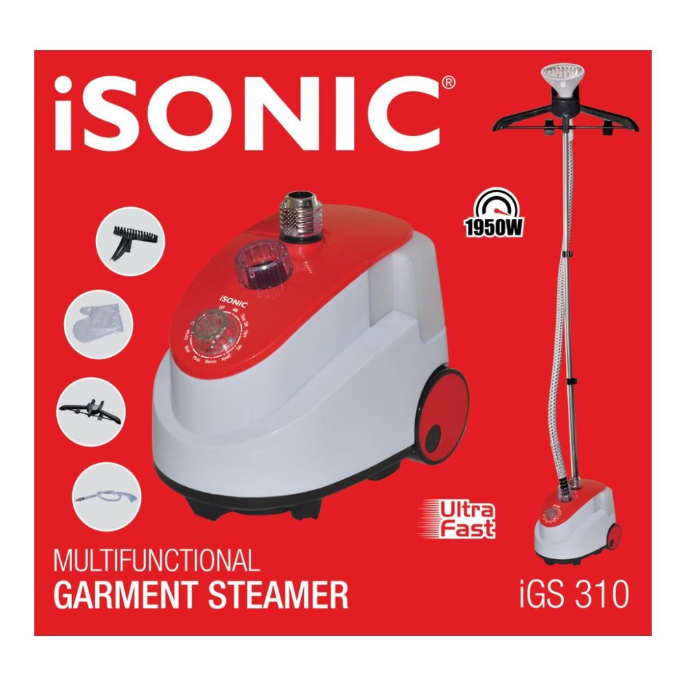 iSONIC - Multifunctional Garment Steamer 1950W - White