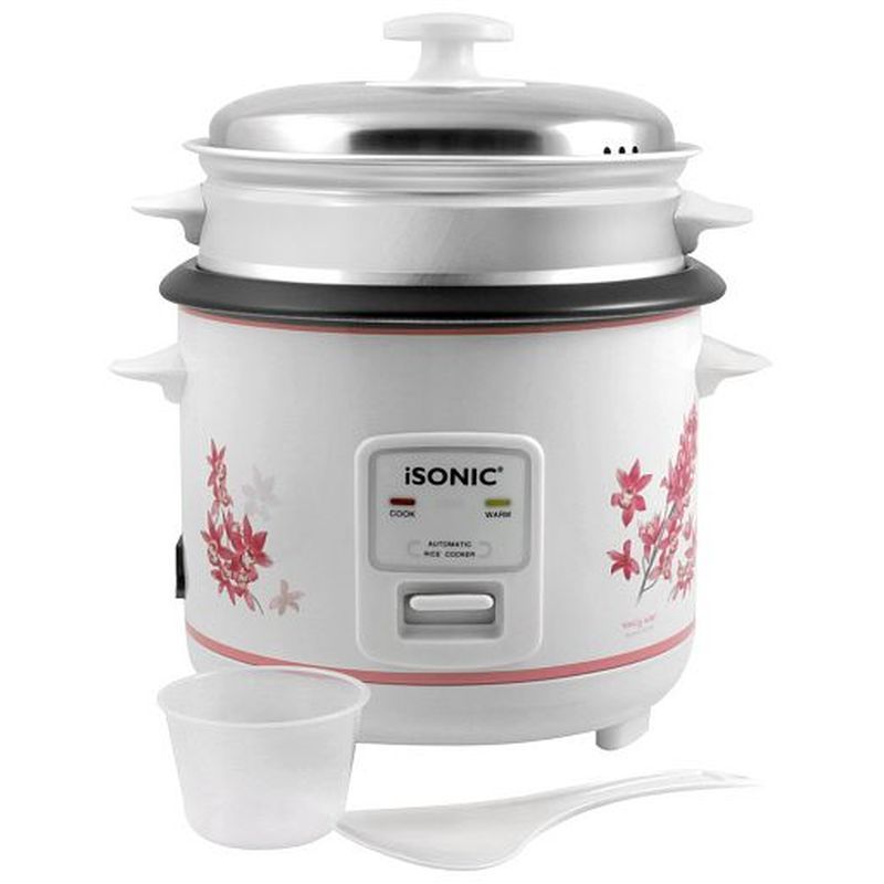 iSONIC - 1.0L Automatic Rice Cooker - White