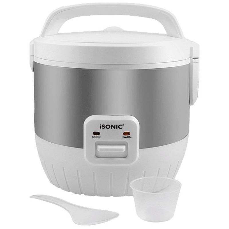 iSONIC - 1.8L Premium Automatic Rice Cooker - Silver