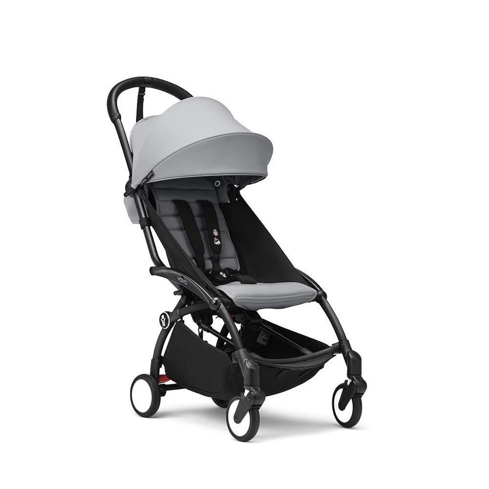 Stokke - YOYO 3 Black/White Frame With 6+ Newborn Color Pack Stroller