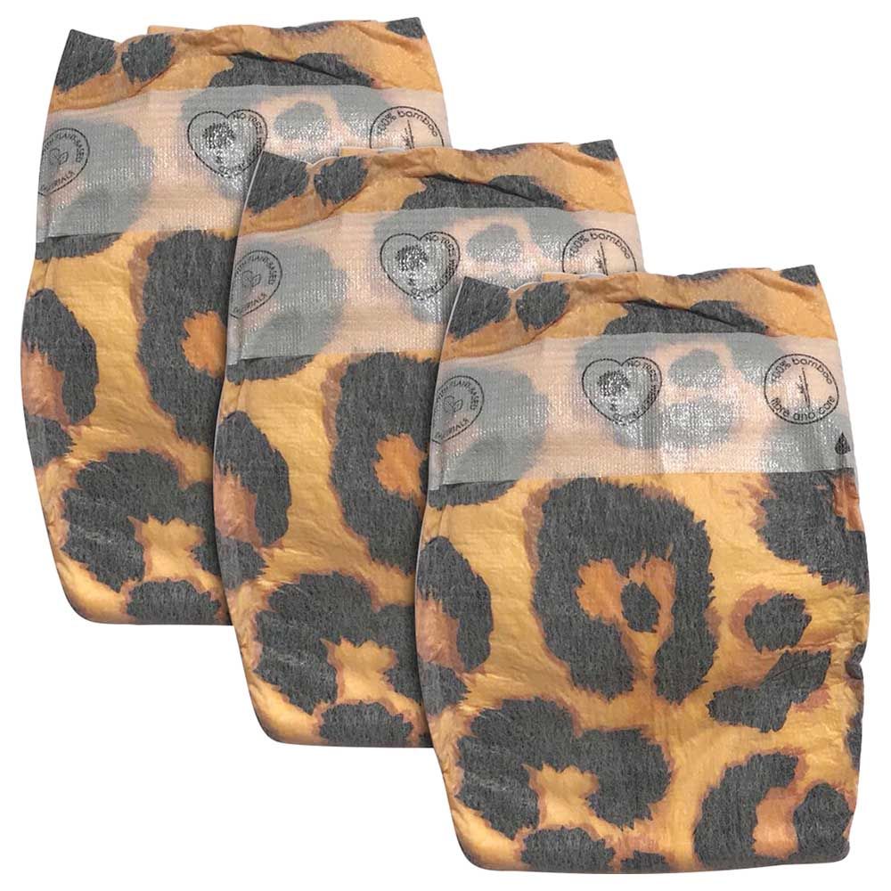 Pureborn - Value Pack Nappies 7-12kg Size 4 - 48pcs - Leopard