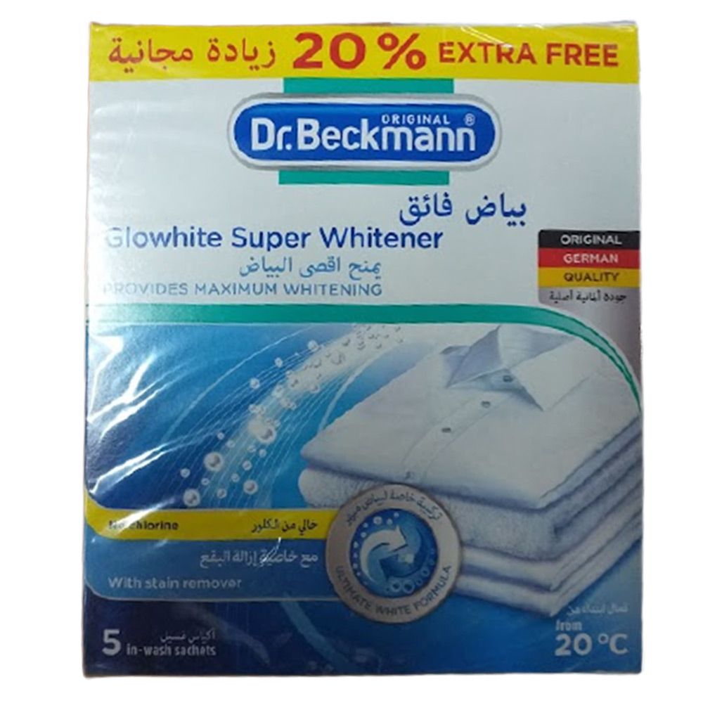 Dr. Beckmann - Glowhite Super Whitener 4 sachets 40g