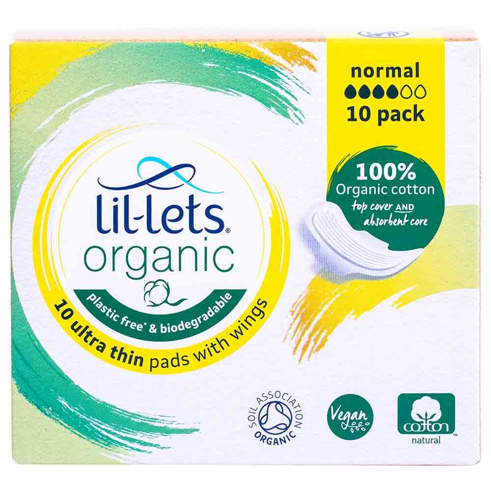 Lil-Lets - Organic Pads Normal - Pack of 10