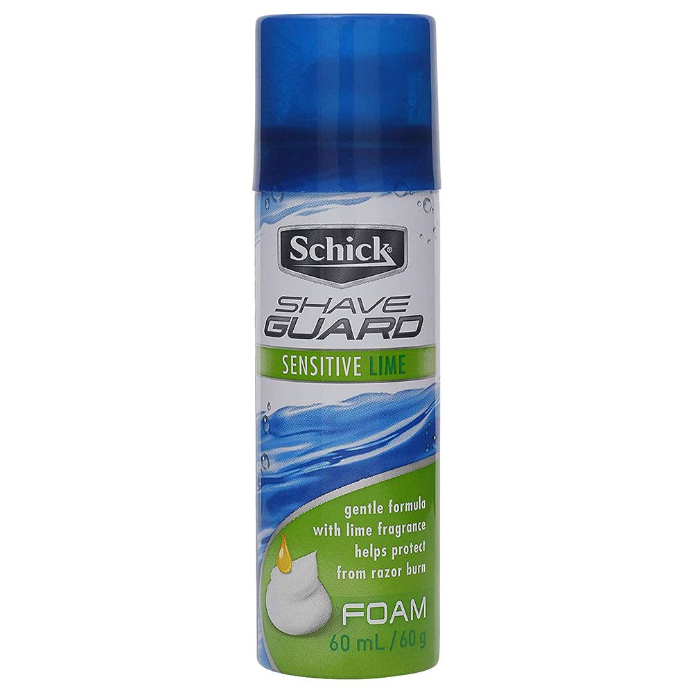 Schick - Shave Guard Foam - Sensitive Lime 60ml