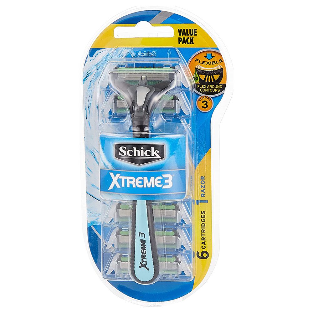 Schick - Xtreme3 Hybrid Razor Kit 6