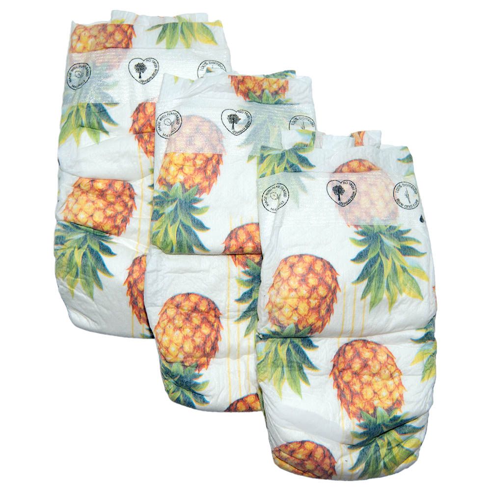 Pureborn - Single Pack Nappies 5.5-8kg Size 3 - 28pcs - Pineapple