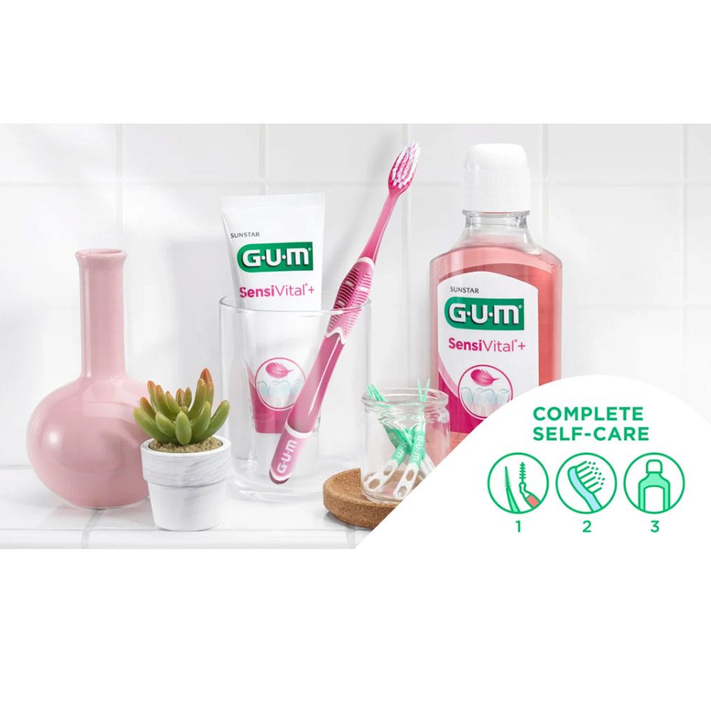 Gum - Sensitivital+ Gentle Mouthrinse Mouthwash - 300 ml