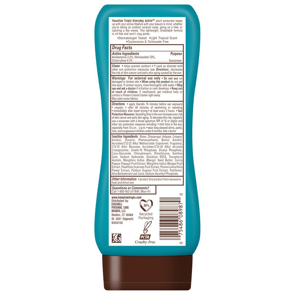 Hawaiian Tropic - SPF30 Perfomance Sports Sunscreen Lotion 236ml