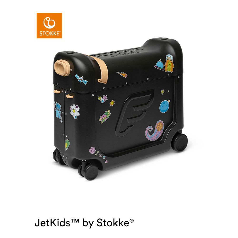 Stokke - Jetkids Bedbox Lunar Eclipse Ride-on Suitcase - Black