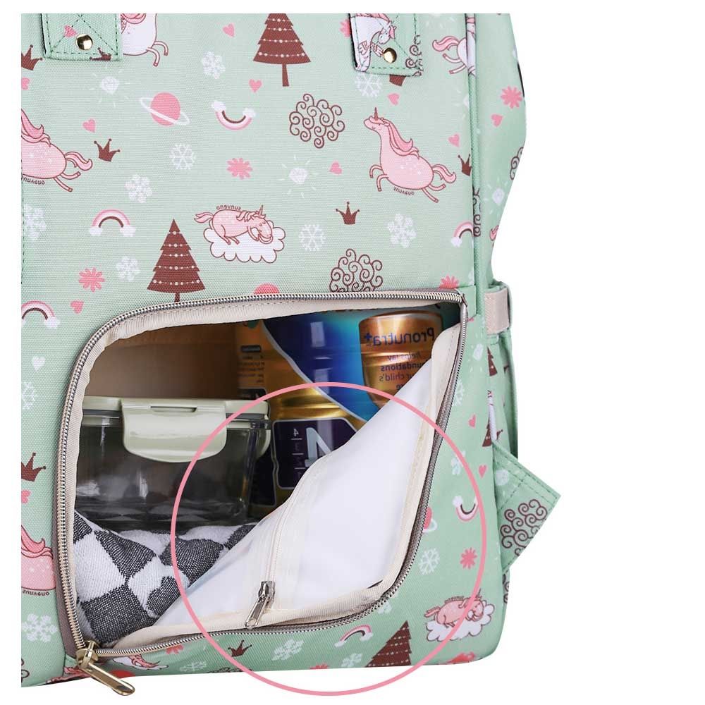 Sunveno - Diaper Bag - Green Dream Sky