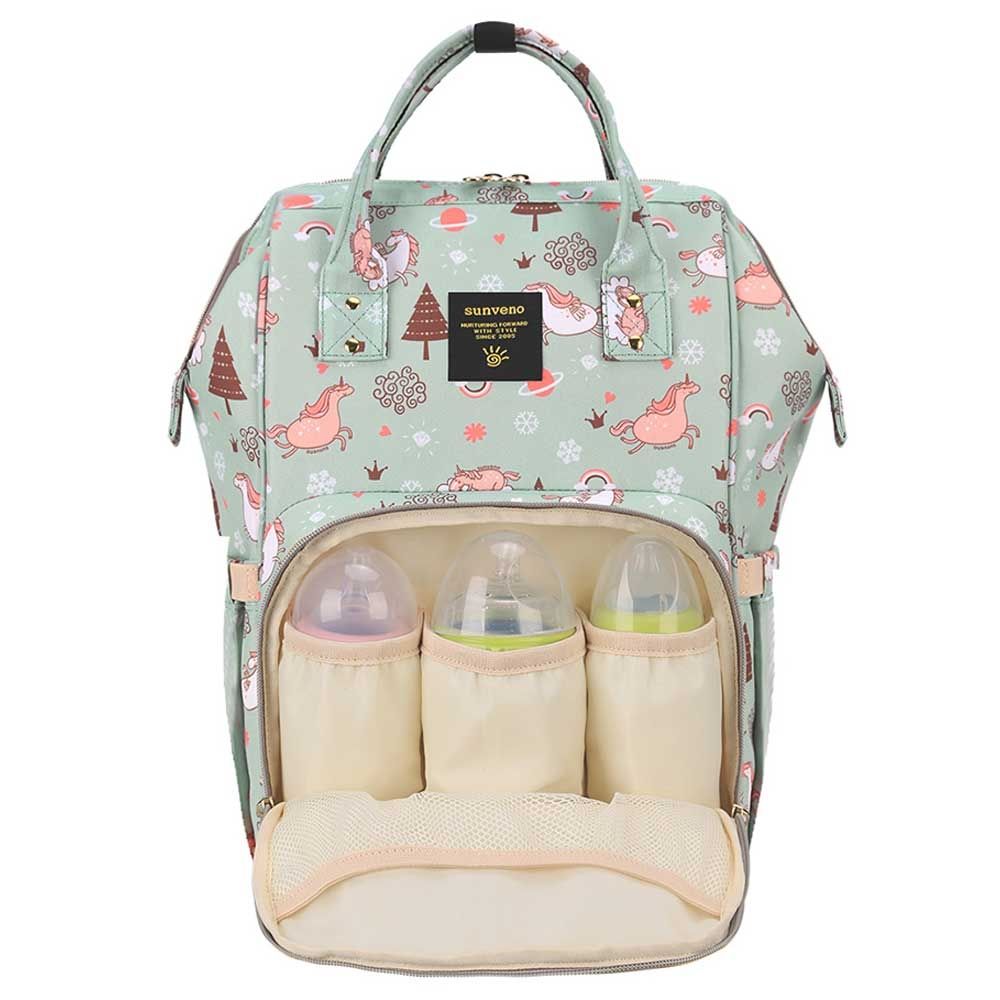 Sunveno - Diaper Bag - Green Dream Sky