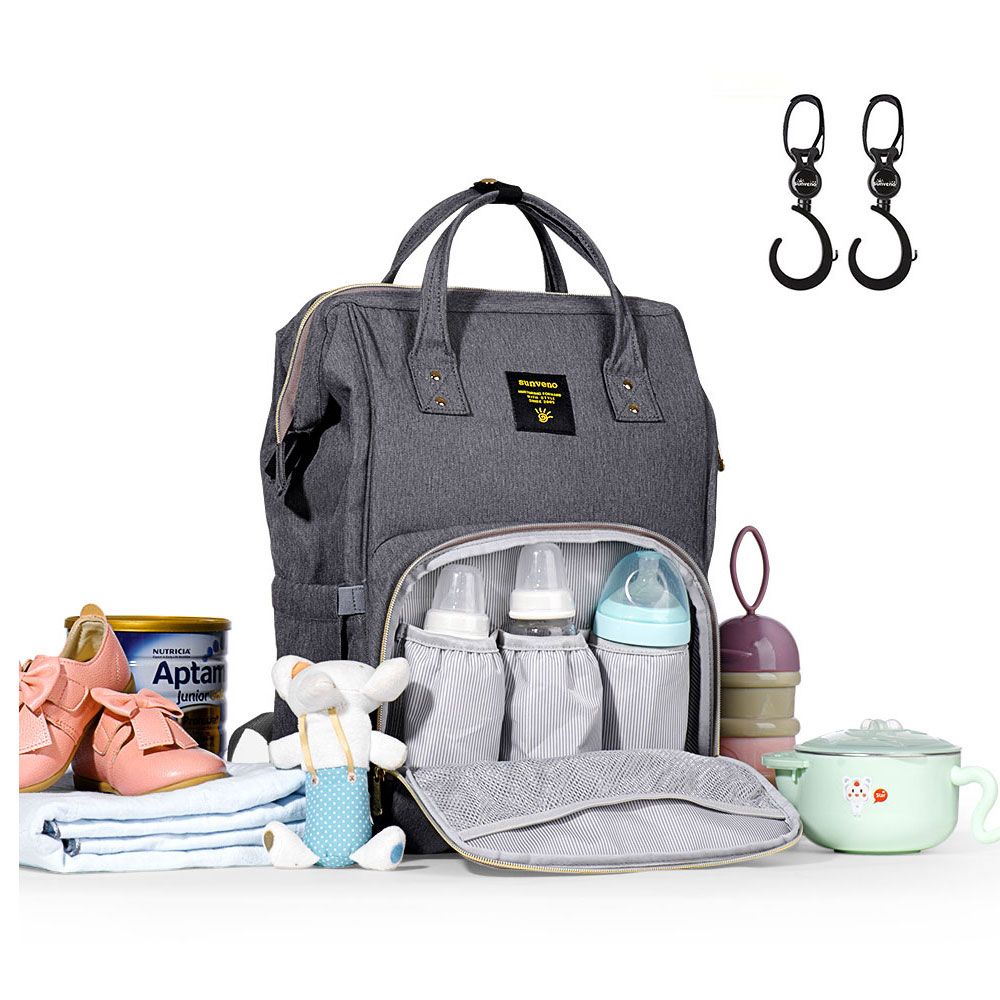 Sunveno - Mamma Diaper Bag Kit - Grey