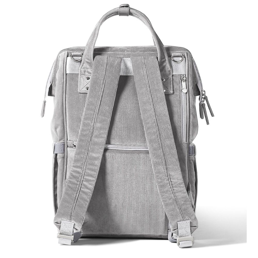 Sunveno - Diaper Bag Corduroy - Grey