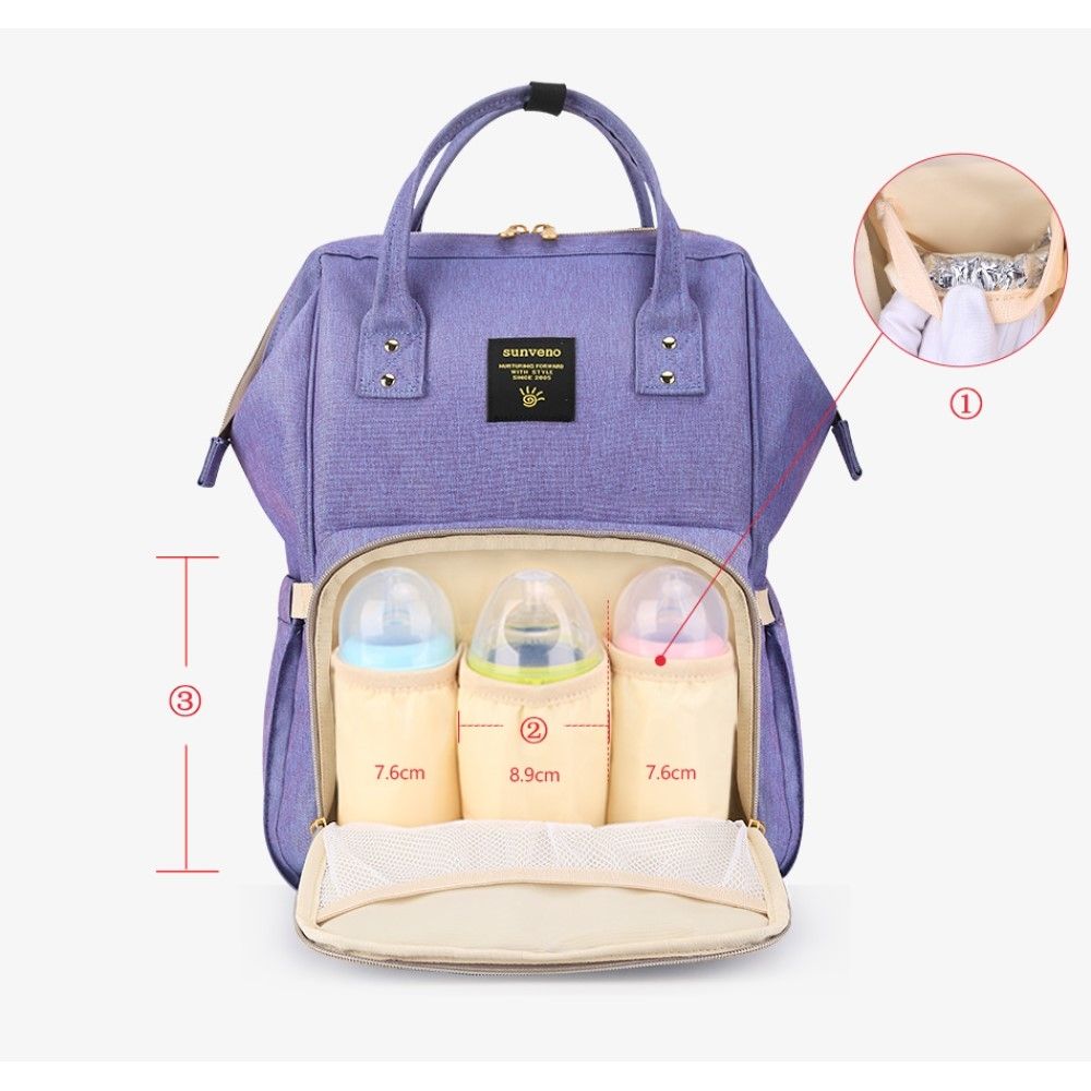 Sunveno - Diaper Bags - Blue Purple