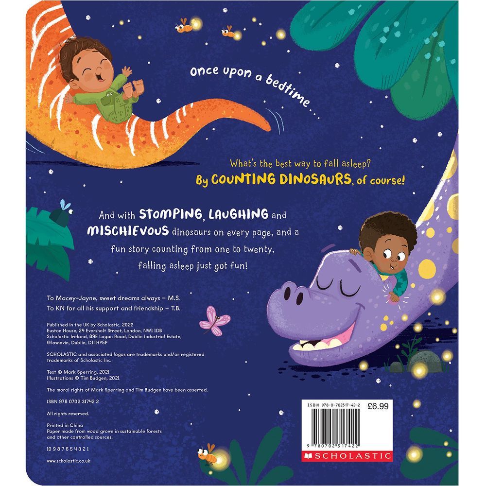 كتاب Twenty Dinosaurs At Bedtime