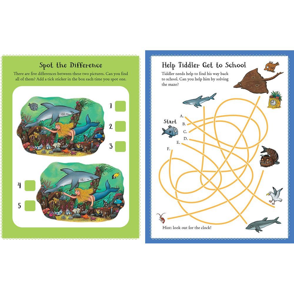 كتاب أنشطة الملصقات The Tiddler Sticker Activity Book