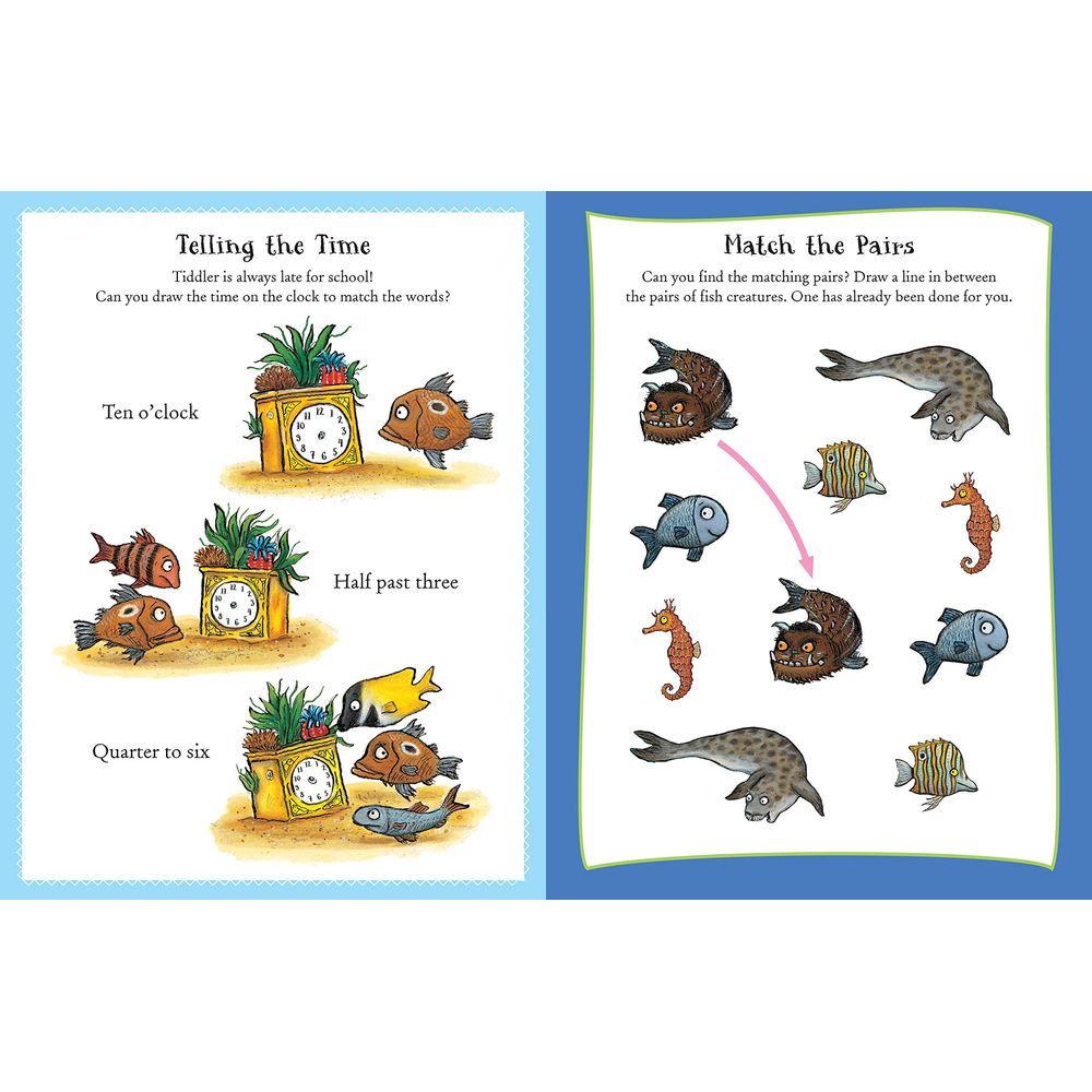 كتاب أنشطة الملصقات The Tiddler Sticker Activity Book