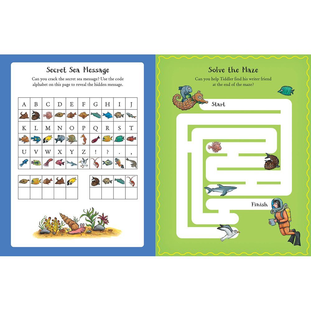 كتاب أنشطة الملصقات The Tiddler Sticker Activity Book