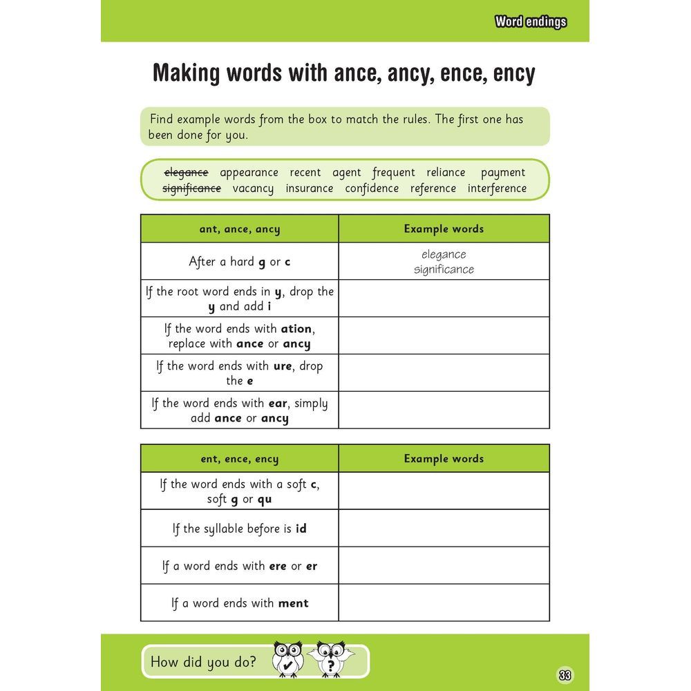 Spelling And Vocabulary Year 5 Workbook