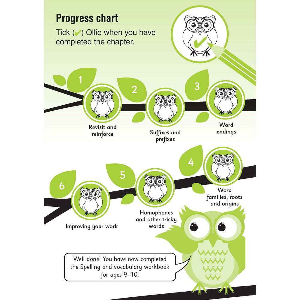 كتاب تمارين Spelling And Vocabulary Year 5 Workbook