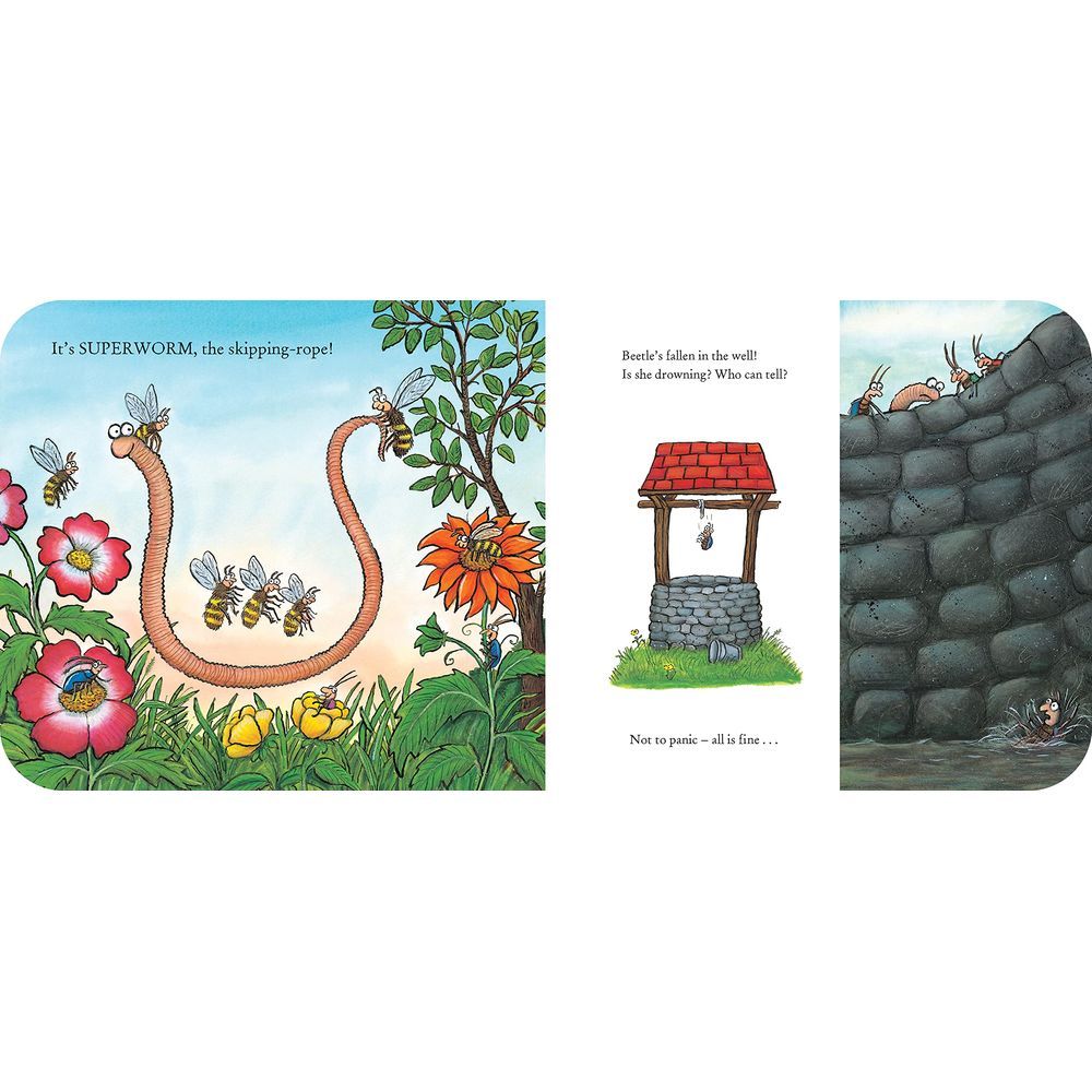 كتاب Superworm Gift Board Book بغلاف مقوى للإهداء