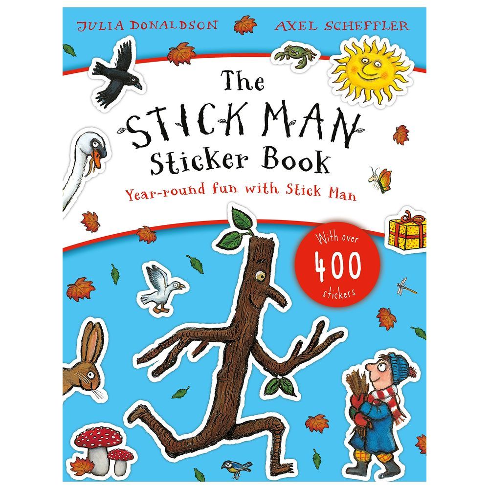 كتاب ملصقات The Stick Man Sticker Book