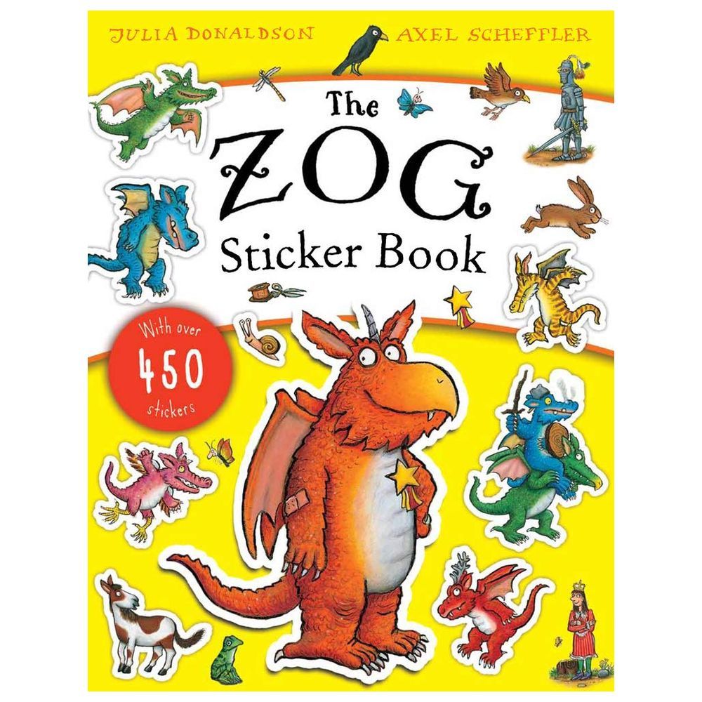 كتاب الملصقات The Zog Sticker Book