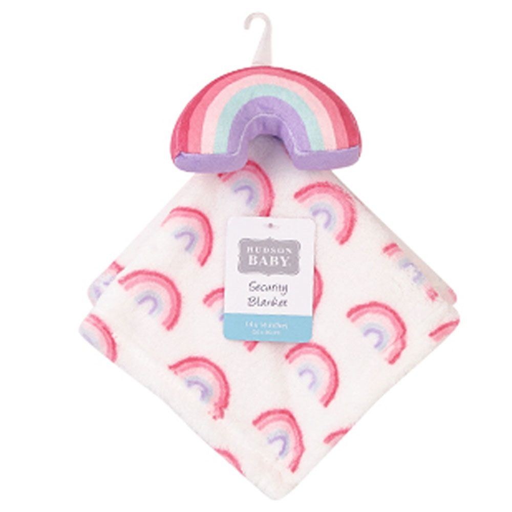 Hudson Childrenswear - Plush Security Blanket - Rainbows