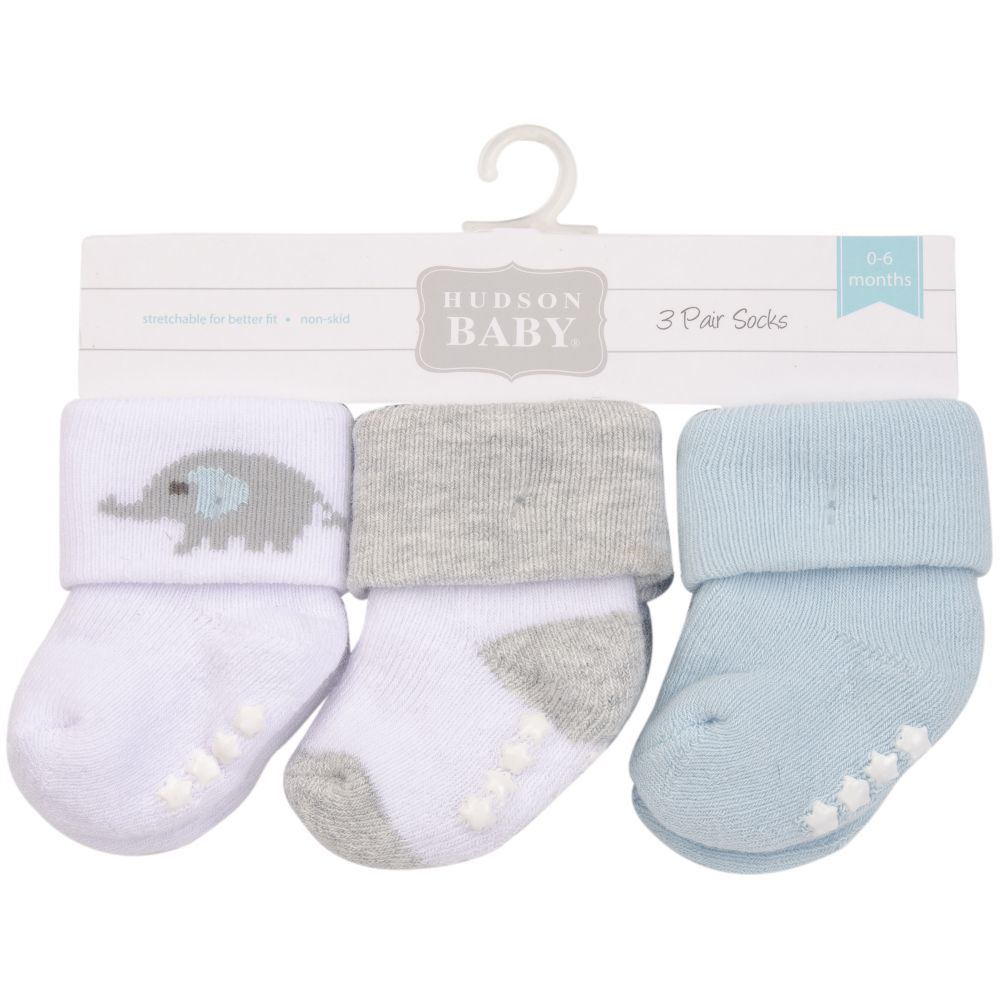 Hudson CW - Baby Cotton Rich Newborn And Terry Socks